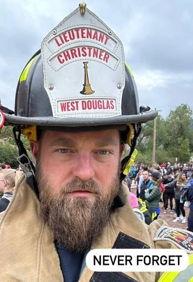 Co-owner Wilson Christner participating in the stair climb event in memory of 9/11