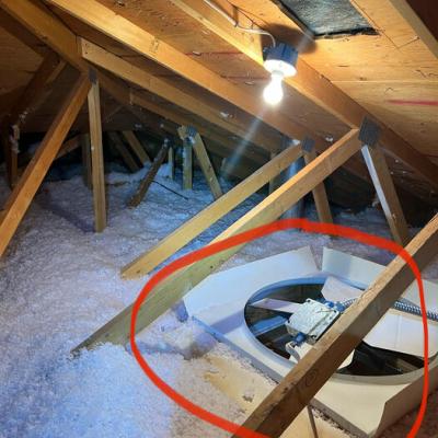 inadequate attic insulation